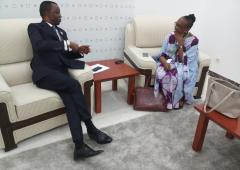 Dr Moeti at the AIDS Watch Africa working lunch, Mauritania, July 2018