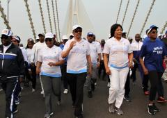 Walk the talk, Brazzaville, Congo - August 2019