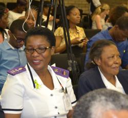 Health workers turned out in numbers at the public lecture on  World Mental Health Day