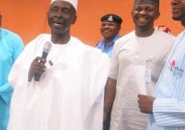 Kaduna State Deputy Governor addressing participants at the retreat