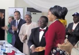 The Minister of Health (2nd right), WR (2nd left) and other dignitaries at the 2016 World TB Day in Abuja