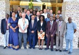 Group picture after the review in Abuja