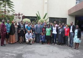 WR, Dr. Rui Gama Vaz with STOP team volunteers and facilitators