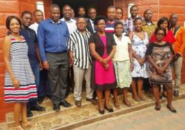 District Medical Officers, Senior Medical Superintendents, Medical Officers and Heads of Clinical Care at the GBV orientation workshop in Lilayi