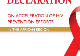 Declaration on Acceleration of HIV Prevention efforts in the African Region