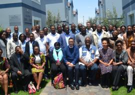 Participants at the workshop to finalise the National Action Plan on Health Security for Namibia 