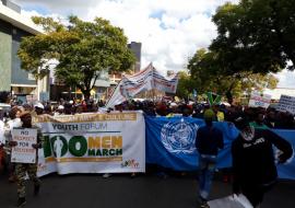 100 Men March to stop violence against women and children 