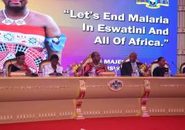 His Majesty King Mswati III and other diginitaries