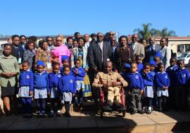 Participants who attended the official opening of the meeting