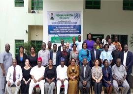 Group Photograph during a 2-day workshop on needle and syringe exchange programme guideline finalization 