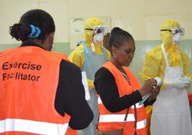 Exercise Management Team conducting onsite training