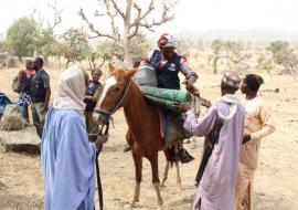 Woman reaching vulnerable populations with vaccines