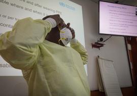 Drawing on Ebola readiness to tackle COVID-19