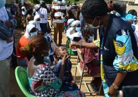 Séance de vaccination