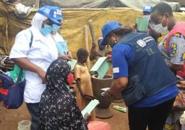 Vaccination exercise at Kara in Benin City during the Africa Vaccination Week..