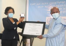 WHO awards Ethiopian Official, Ms Heran Gerba in honor of her fight for tobacco control