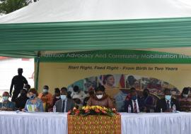 Her Excellency First Lady of Ghana, Rebecca Akufo-Addo with other high profile personalities who attended the function