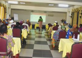 A cross section of Queen mothers at the function