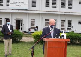 The strengthening of the health laboratory in Wau is part of a much wider commitment of the European Union to assist the population in the entire South Sudan, said Wim Vandenbroucke, Head of Cooperation, EU Delegation to the Republic of South Sudan