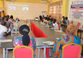 View of in-person participants at the KOICA Project MTR in Monrovia