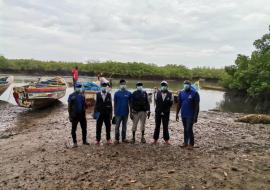 Missão de apoio técnico, organizada pela equipa de emergência da Organização Mundial da Saúde (OMS), à região sanitária dos Bijagós