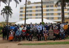 group photo of WCO Malawi and Ministry of Health officials 