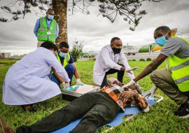 Simulation exercise ongoing at Kilimanjaro Int. Airport