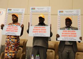 H.E. Abdelbagi, announced the launch of the Zero Malaria in South Sudan Starts With Me campaign