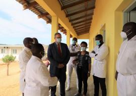 Representante da OMS Moçambique visita centro de Saúde na província de Tete