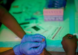 HIV testing during TB testing week 2022 at Gishiri, Abuja 