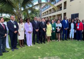 Ouverture le 4 mai du Congrés de la CMLP  à Sao Tome, par le president de la republique Mr. Carlos Vila Nova