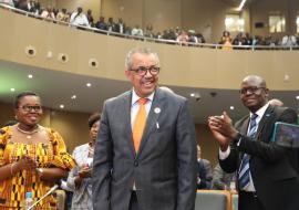 Dr Tedros receives CPHIA Lifetime Achievement Award