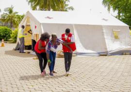 Exercice de simulation sur la gestion de l'afflux massif des grands brûlés au Bénin