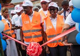 Minister of Health lauching the campaign