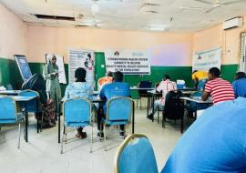 Cross section of participants during the training