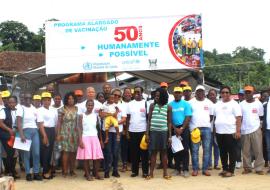 Lançamento da Semana Africana de Vacinacao