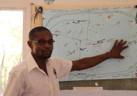 Lovemore explaining the distribution of cholera cases