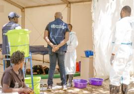 Case Management at Area 25 Cholera Treatment Centre