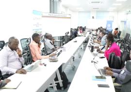 Participants at the National TB and Leprosy Quarterly Review meeting