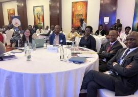 Stakeholders at the development of the Uganda  Child and adolescent cancer control strategy