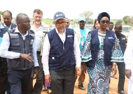 Crise à l’Est du Tchad : Dr Tedros Adhanom Ghebreyesus, Directeur général de l'Organisation mondiale de la Santé (OMS), en visite à Adré, épicentre de la crise humanitaire et sanitaire 