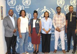 WHO experts from Geneva visits WHO Botswana country office