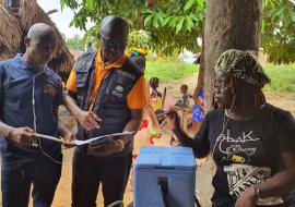 Sierra Leone’s dedicated polio vaccinators hit roads to reach millions of children: Ensuring every child in Pujehun is safe and free from polio 