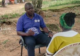 A resident seeing a mental health professional