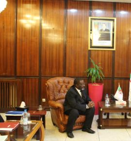 Rencontre du Ministre de la santé et du Représentan de l'OMS en Algérie