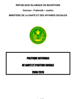  Politique Nationale de Santé et d'Action Sociale 2006/2015