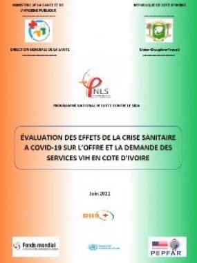 Page de couverture de l'étude sur l'évaluation de la crise sanitaire COVID-19