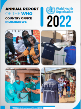 WHO Zimbabwe Annual Report Cover Page