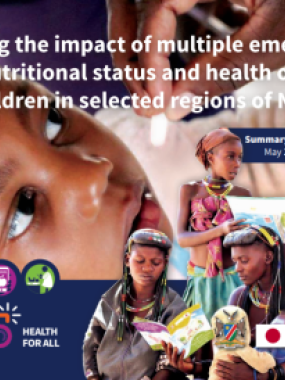 Mitigating the impact of multiple emergencies on the nutritional status and health of women and children in selected regions of Namibia.   Summary report:   May 2023 