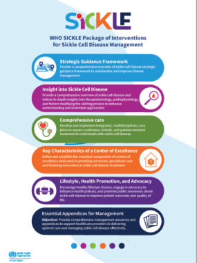 WHO sickle package of interventions for sickle cell disease management